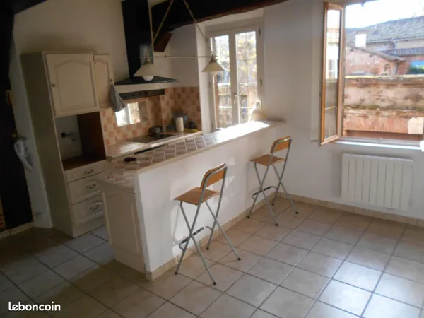 Appartement lumineux 3 niveaux - 2 chambres - Gaillac