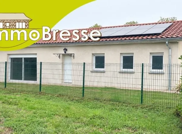 Foissiat - A vendre villa de plain-pied récente - 3 chambres - Terrain de 747 m² -
