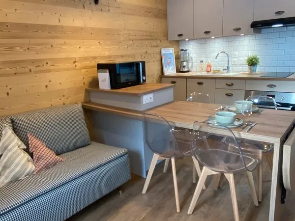T2 25m2 meublé entièrement rénové Macot La Plagne Tarentaise