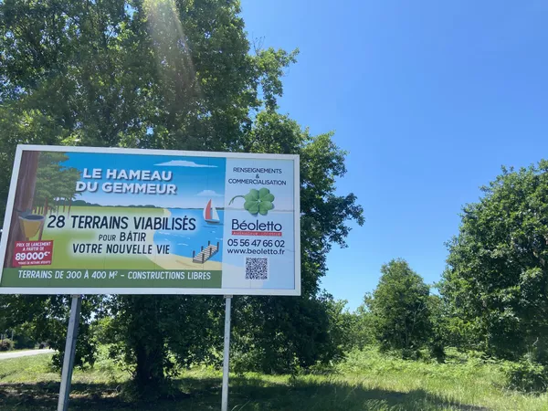 Terrain en lotissement 300 m²
