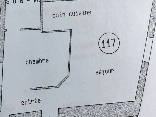 Studio 1 pièce 35 m²