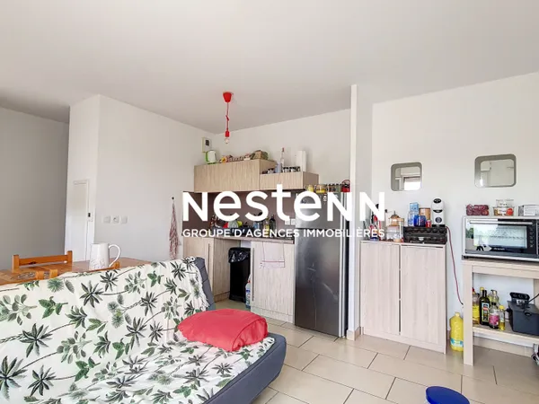 PERPIGNAN Appartement T3 de 54.58 m2 avec grande terrasse et 2 parkings vendu loué.