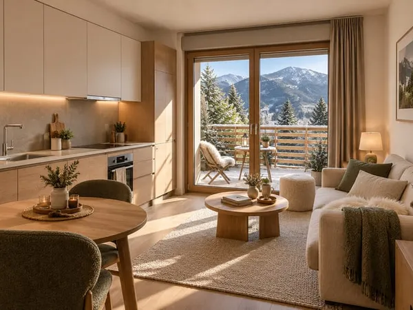 T2 AVEC TERRASSE AU COEUR DES PYRÉNÉES