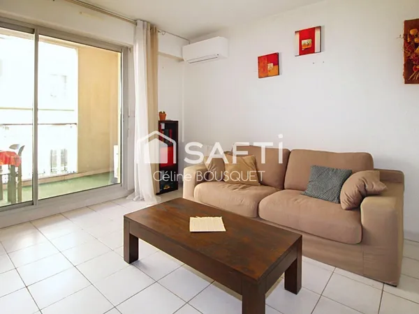 Bel appartement P2 de 51 m2 avec balcon et garage