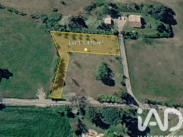Terrain 1410 m²