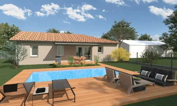 Terrain et maison Mont de Marsan