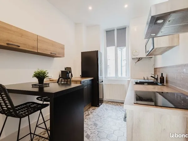 Appartement haussmannien de standing meublé Belfort centre 1550 tout compris