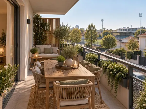 T5 duplex de 116 m² avec 4 chambres et près de 30 m² de balcons