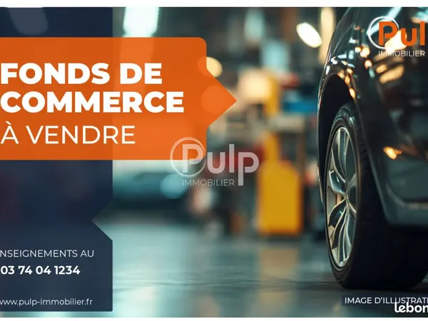Commerce autos 640 m²