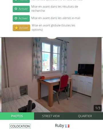 Chambre prive en colocation