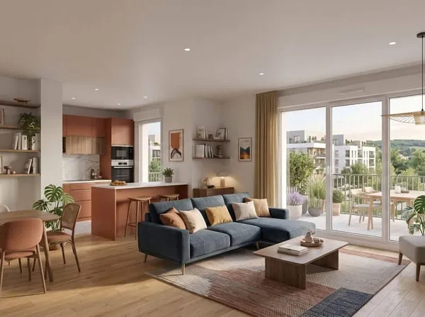 Appartement 3 pièces 66 m²
