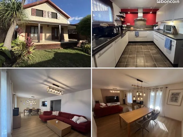 Maison T4 119 m² habitables (195 m² utiles)