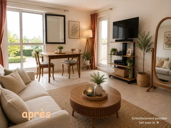 Appartement en résidence 2 pièces 43 m²