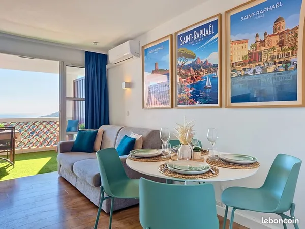 T2 meublé Agay vue mer