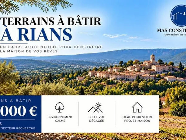 SUPERBE TERRAIN A BATIR