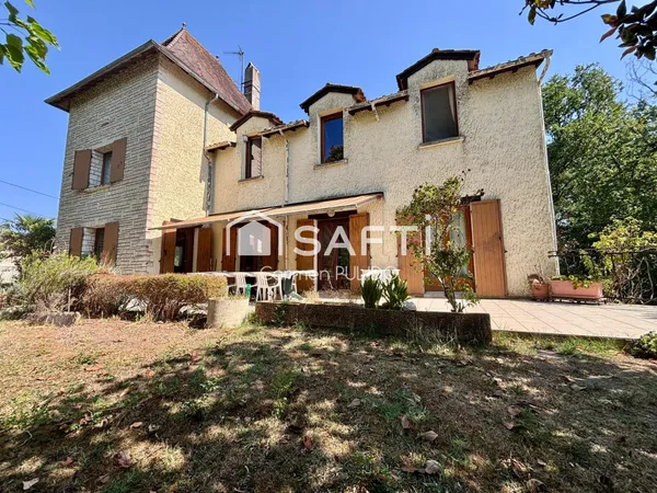 Maison de charme : 7 chambres, garage, jardin et piscine dans un environnement paisible à proximité 