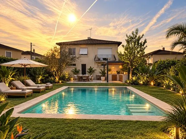 Meyzieu - maison individuelle avec jardin de 80 m² habitables et 80 m² supplémentaires à aménager