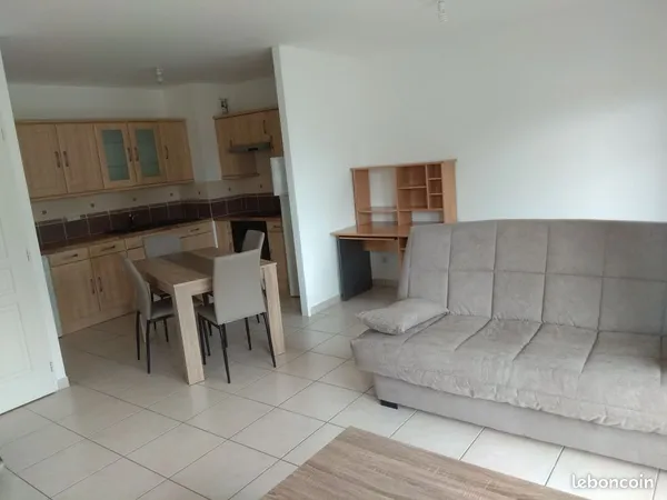 Appartement meublé T2 à louer, belle résidence, Montélimar
