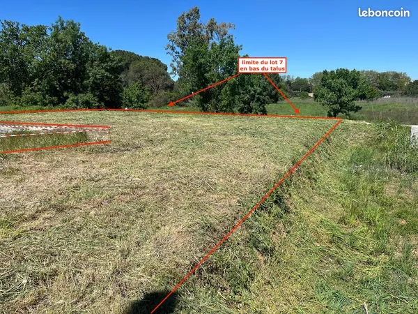 Terrain viabilisé béziers