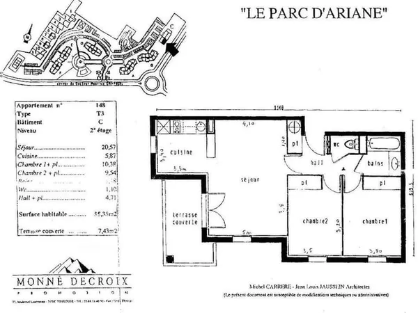 Appartement de 55m2 à louer sur Toulouse