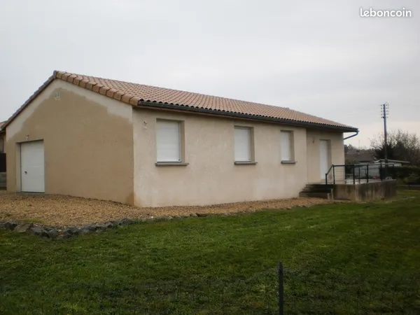 Maison individuel sur grand terrain