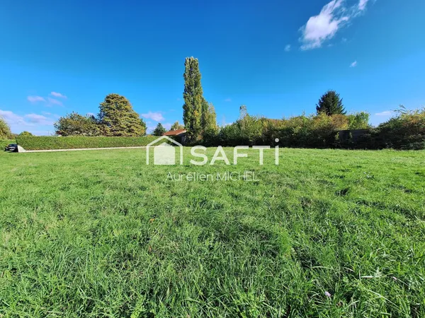 Terrain plat à bâtir