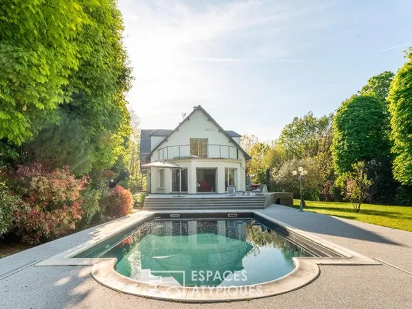 Maison avec piscine sur l'île des Moulins - Le Perreux-sur-Marne