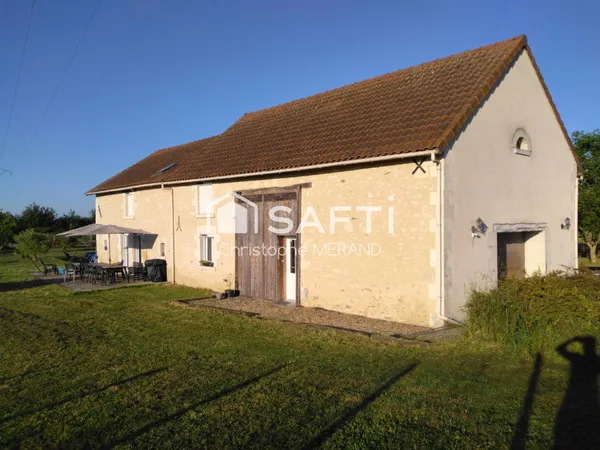 Anciene grange en pleine campagne 4 chambres