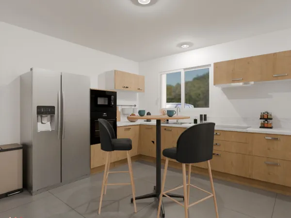 Terrain + maison 93 m²