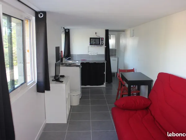 Studio étudiant meublé avec jardin au calme tout inclus