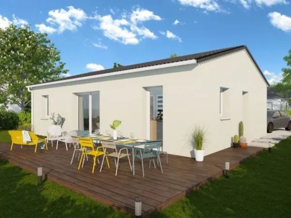 Terrain+Maison à Gannat 2 chambres