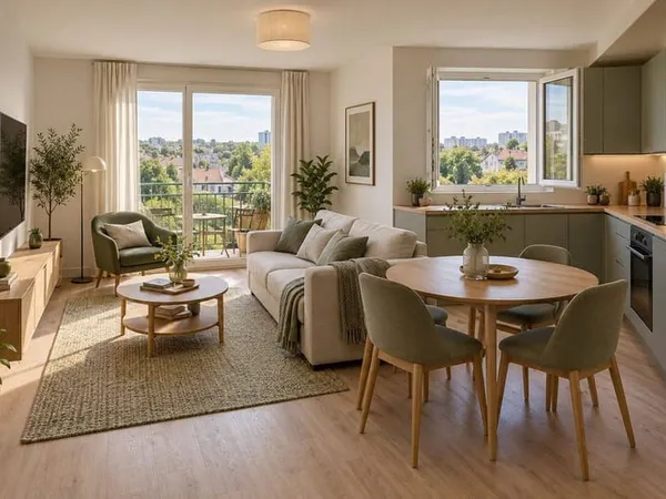 Appartement 3 pièces 62 m²