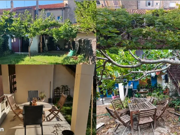 Chambre dans maison de ville meublée - 3 chambres, jardin de 100 m², proche remparts