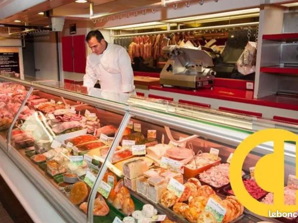 Fonds de commerce boucherie, charcuterie 65 m²