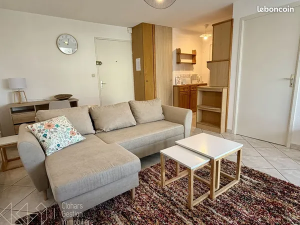 Appartement meublé T2 - 33 m² - CLOHARS-CARNOOËT