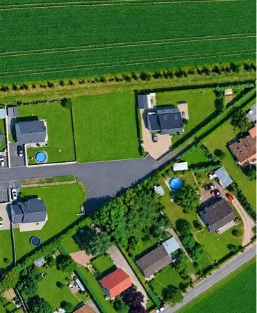 Terrain constructible viabilisé 715 m² - Bretteville-le-Rabet