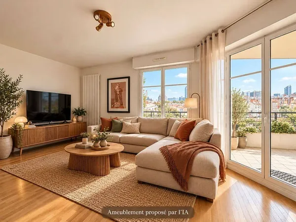 Appartement 2 pièces 45 m²