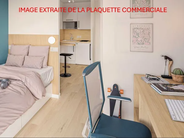 Studio 1 pièce 18 m²
