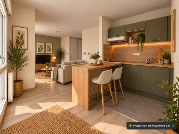 Appartement 2 pièces 44 m²