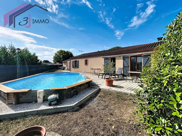 Maison T4 de plain-pied 120 m2 Fort potentiel Labarthe