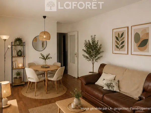 Appartement 3 pièces 58 m²