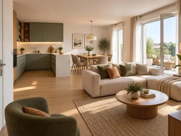 Appartement 3 pièces 63 m²