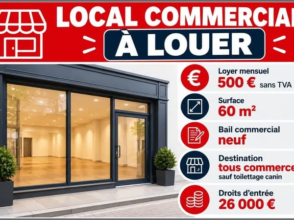 Donnez vie à votre projet dans un emplacement stratégique !