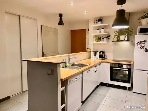 Appartement F3 avec jardin et terrasse de 61m2