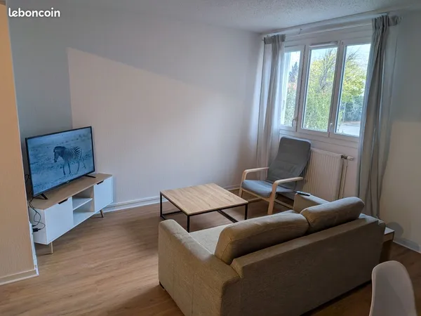 T3 meublé 62 m² - Bonnefoy - Colocation 2 ch - 930 + 100 ch - L9/L12/Ligne C