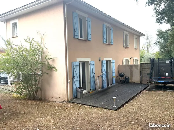 Maison T3 de 2006 avec jardin clôturé, L'Isle-Jourdain