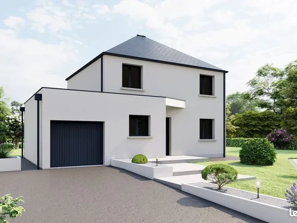 Projet de construction d'une maison 93.5 m² avec terrain à SAUTRON (44)