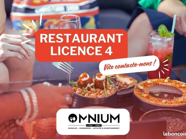 Fonds de commerce restaurant 312 m²