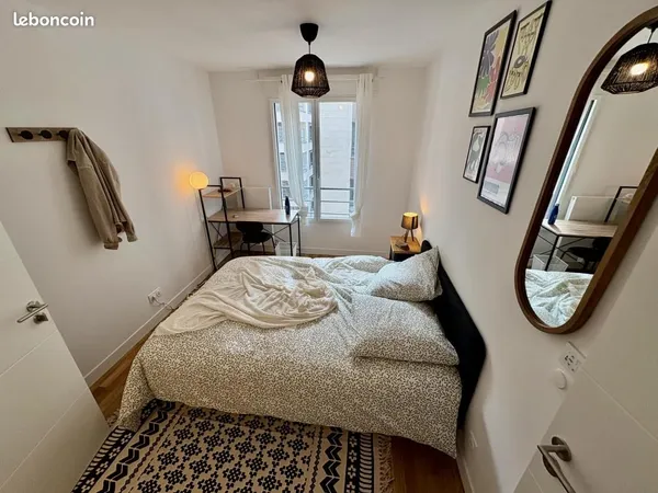 Chambre 1 pièce 13 m²