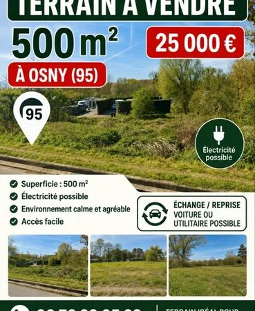 Terrain 500m2